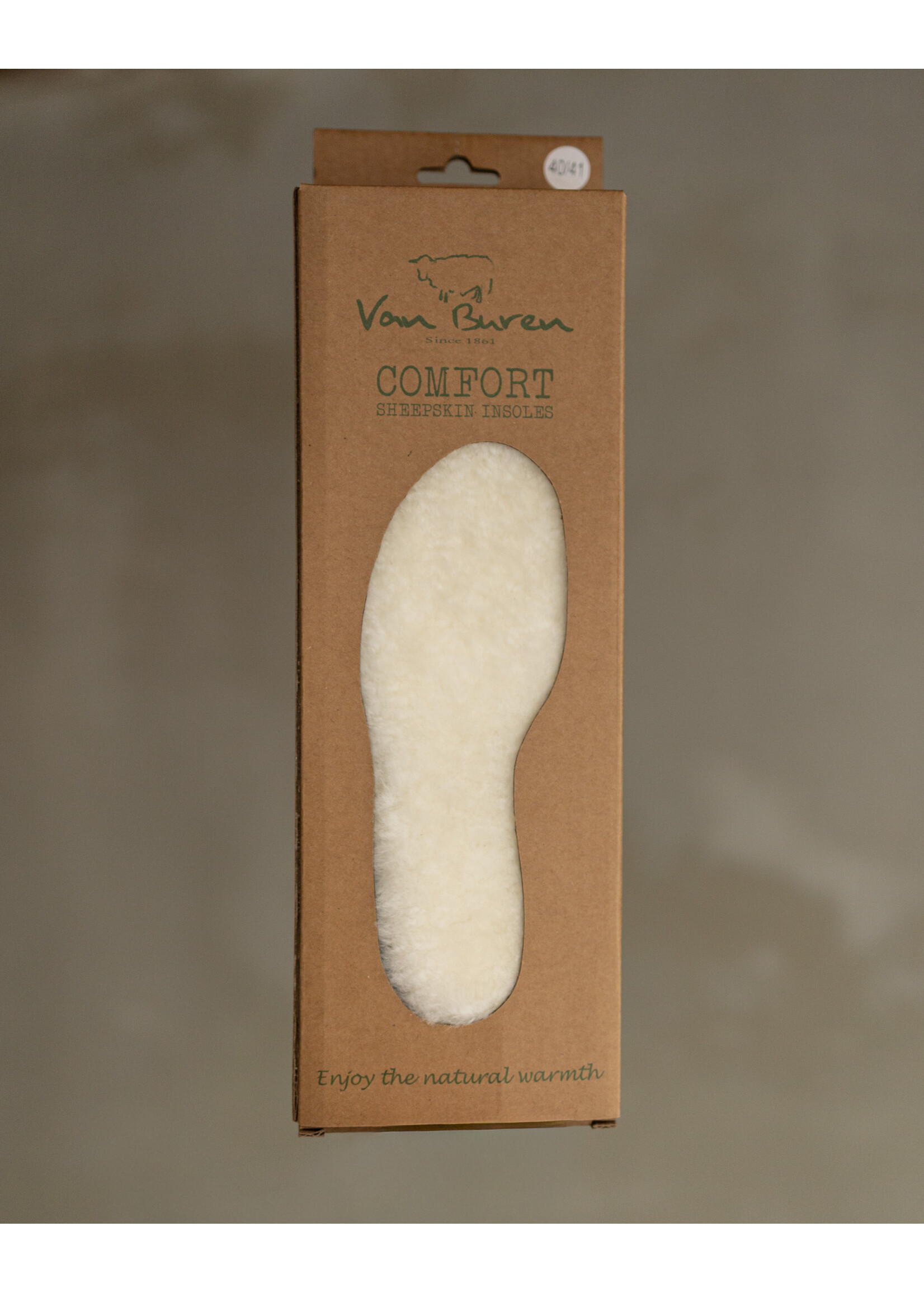 Van Buren sinds 1861 Lambskin Comfort Insoles - Sizes 36 to 47