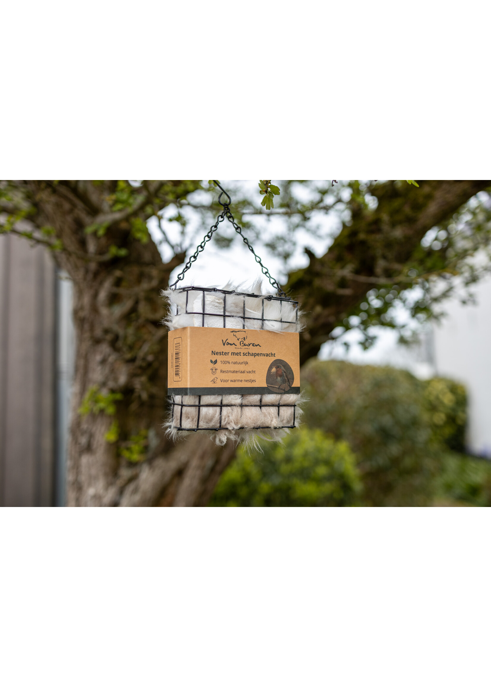 Van Buren sinds 1861 Bird Nesting Material Holder