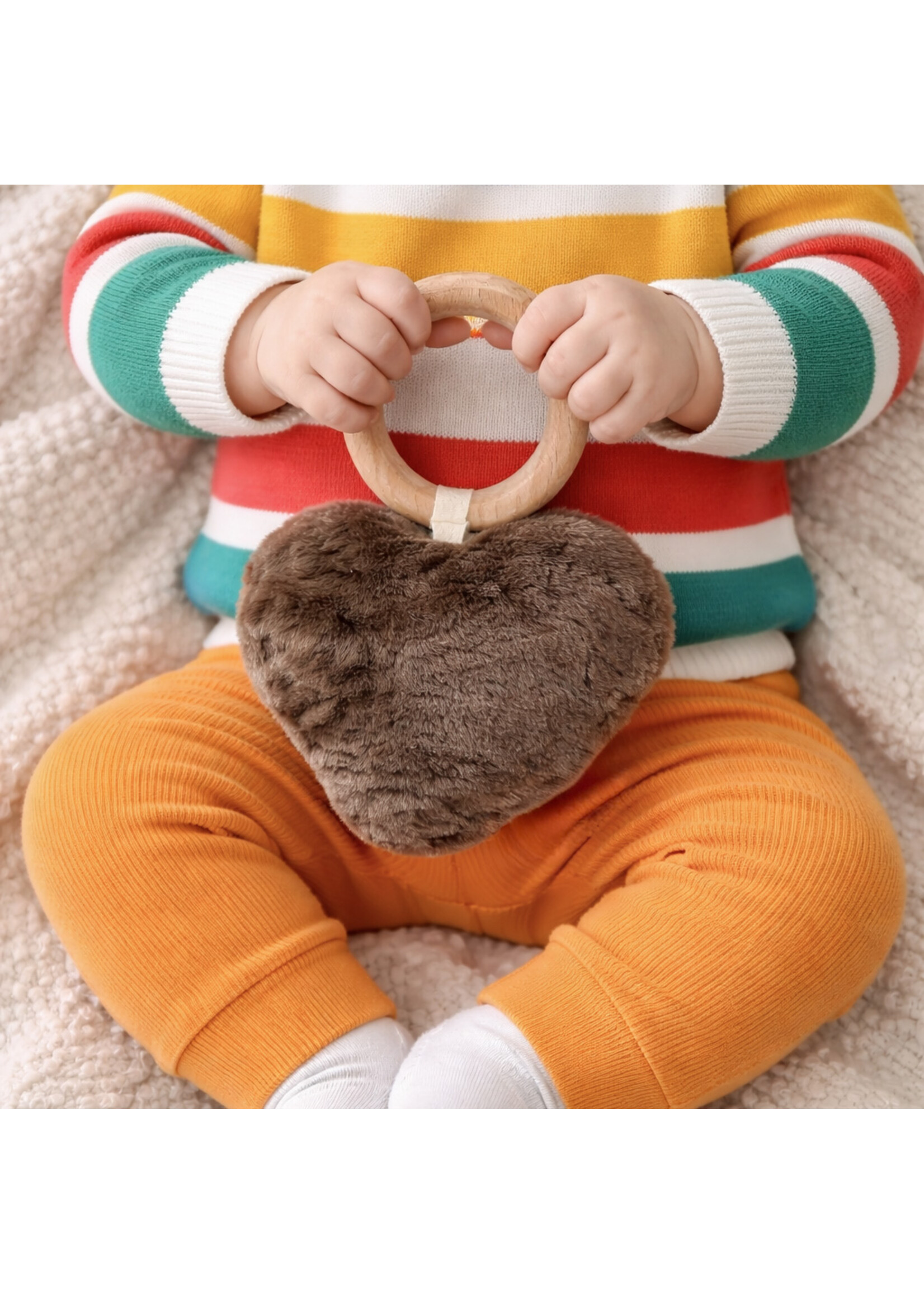 Van Buren sinds 1861 Buurtje Rattle Heart - In three colors