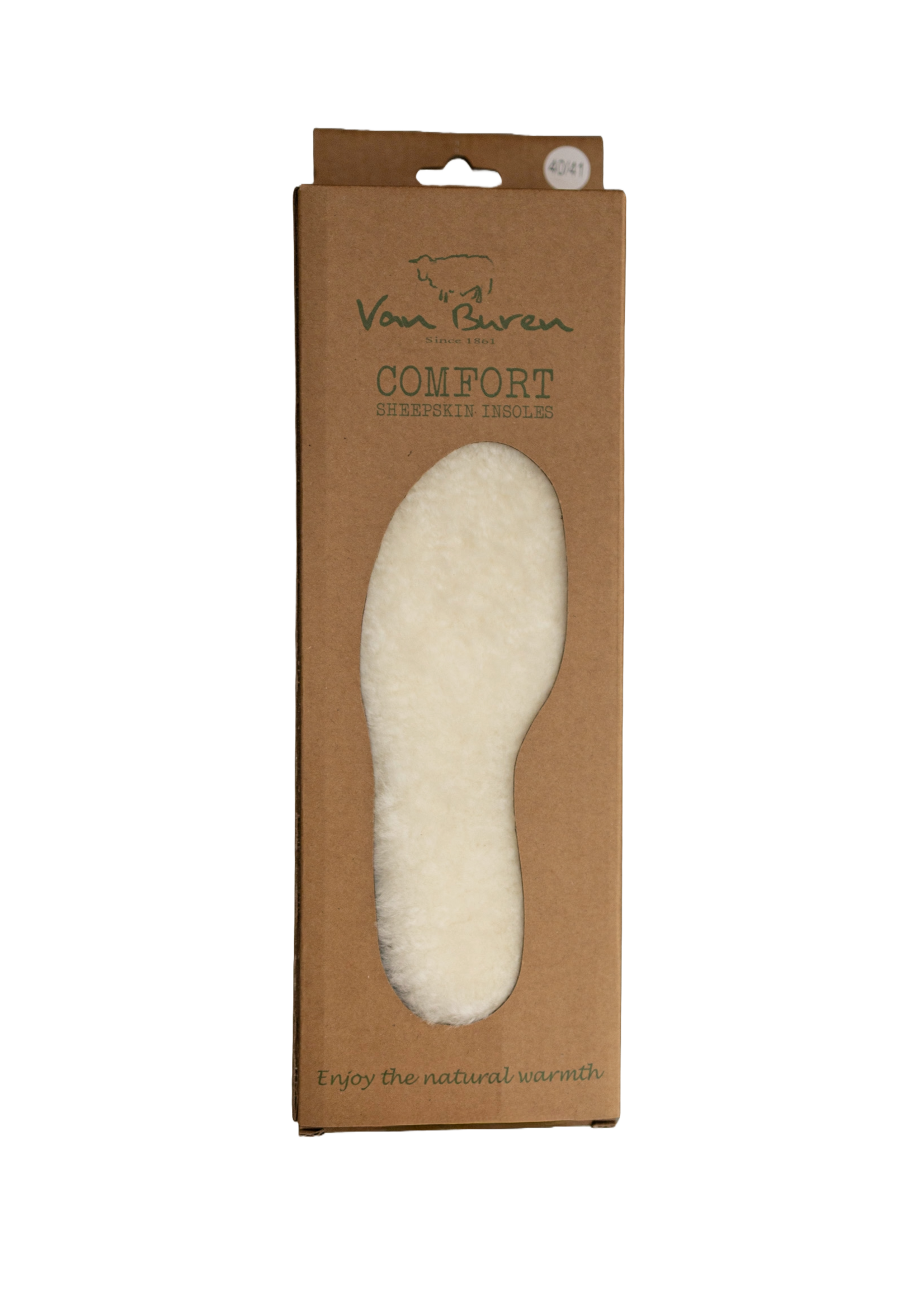 Van Buren sinds 1861 Lambskin Comfort Insoles - Sizes 36 to 47
