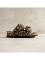 Van Buren sinds 1861 Crossbreed Slipper Sola - Taupe - Maat 36 t/m 42