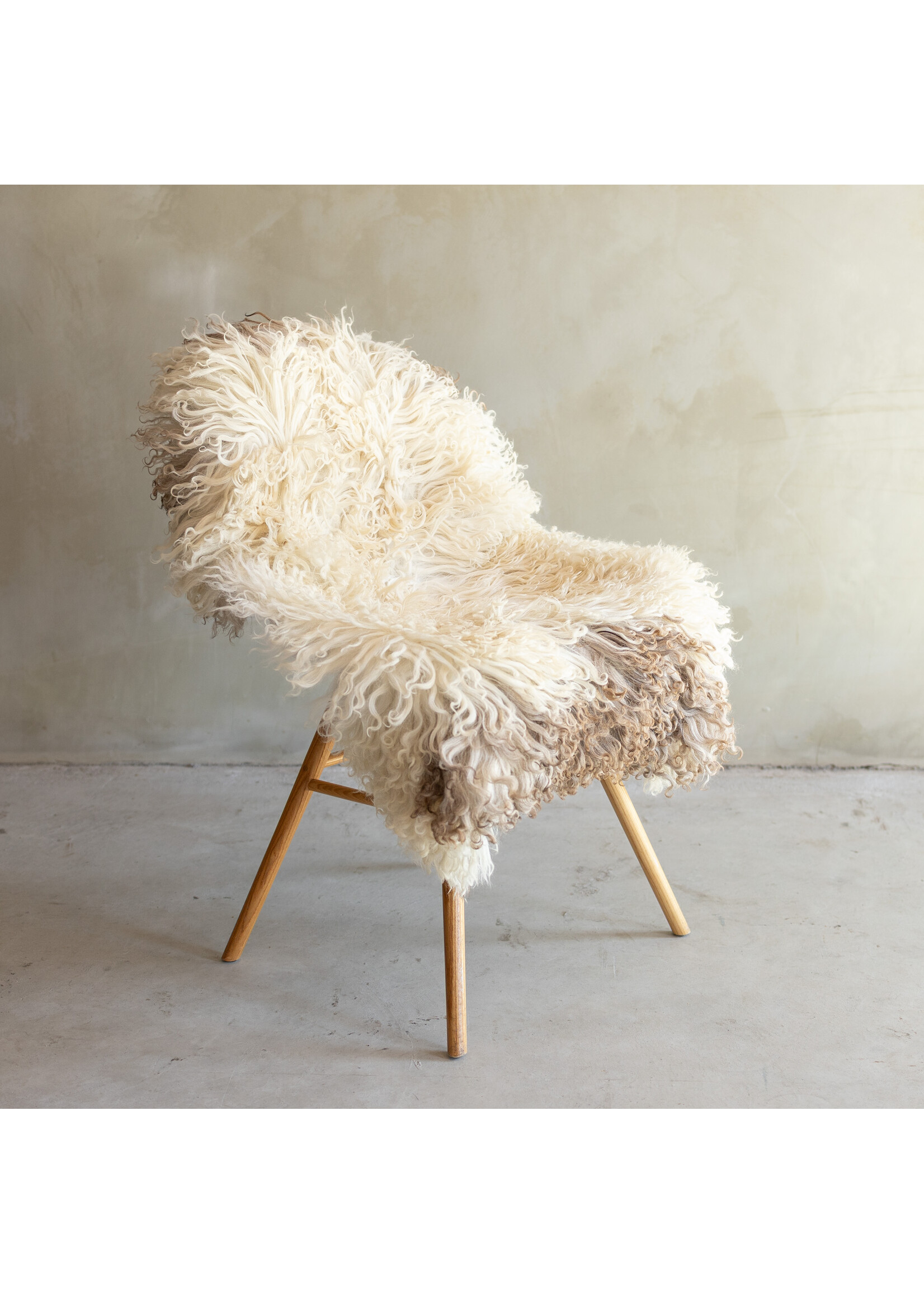 Van Buren sinds 1861 Separately photographed Curly/Mountain sheepskin - ca. 110x68cm - SVV-868