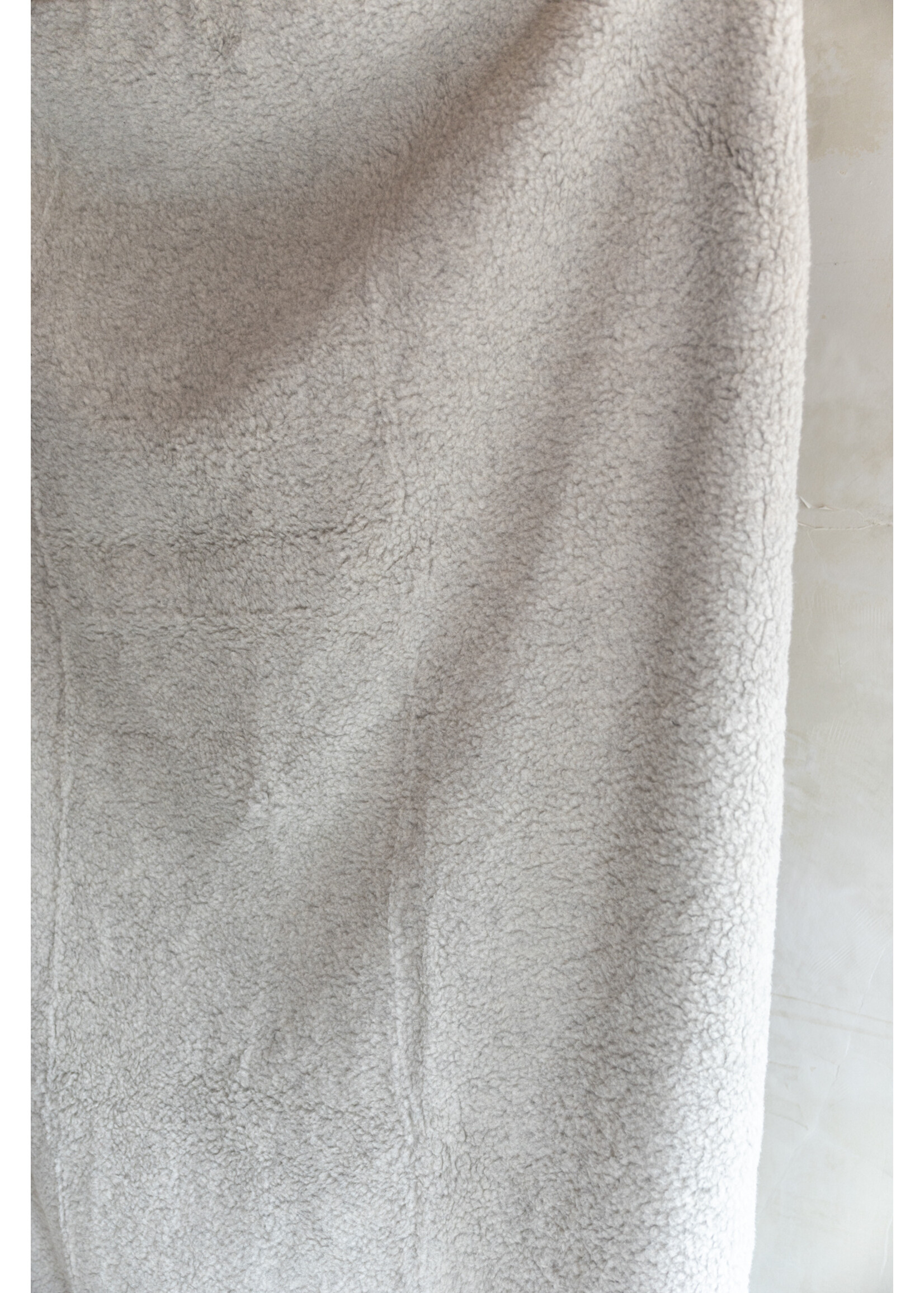 Van Buren sinds 1861 Schapenwollen Deken - 200x160cm - Grijs