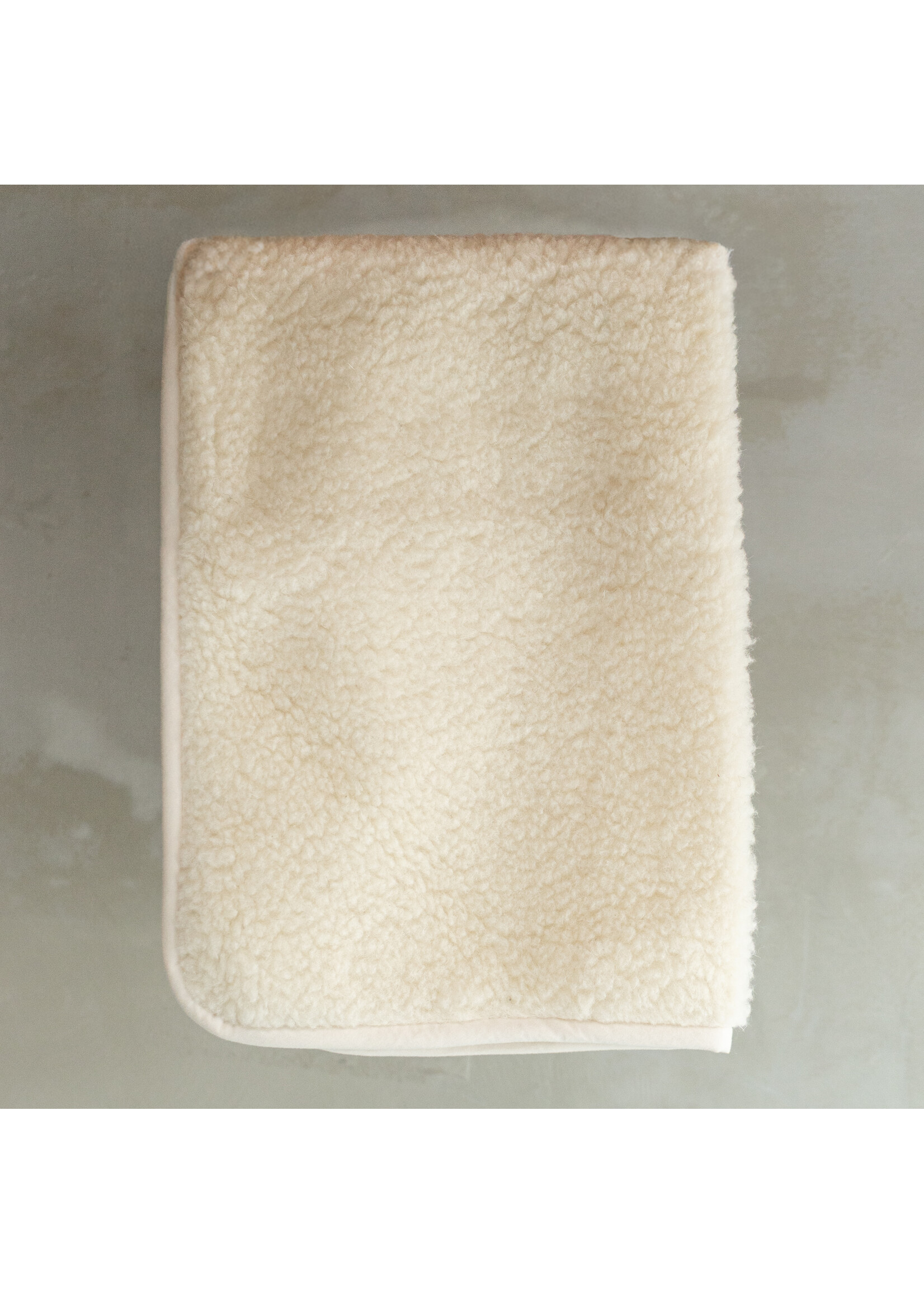 Van Buren sinds 1861 Schapenwollen Babydeken - 100x75cm - Off-White