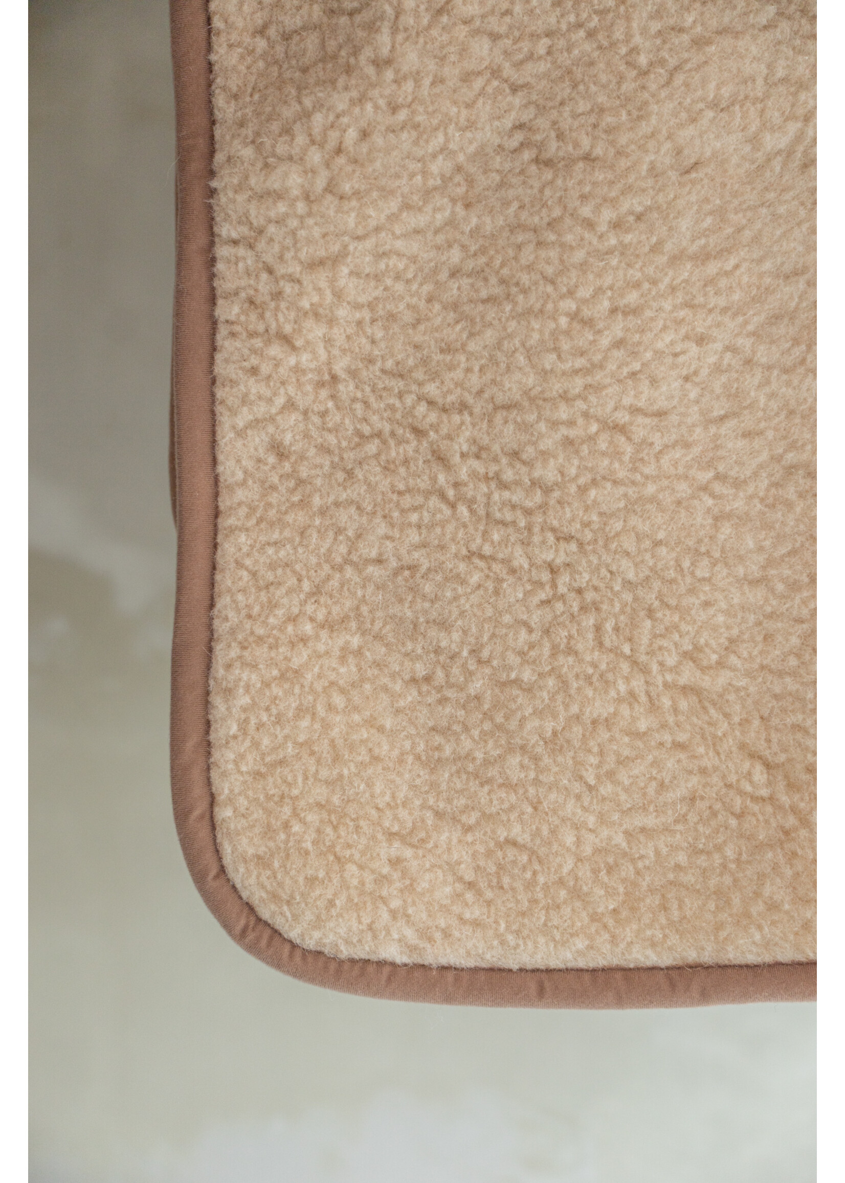 Van Buren sinds 1861 Schapenwollen Babydeken - 100x75cm - Beige