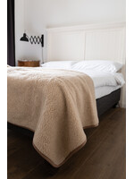 Van Buren sinds 1861 Schapenwollen Deken - 200x160cm - Camel