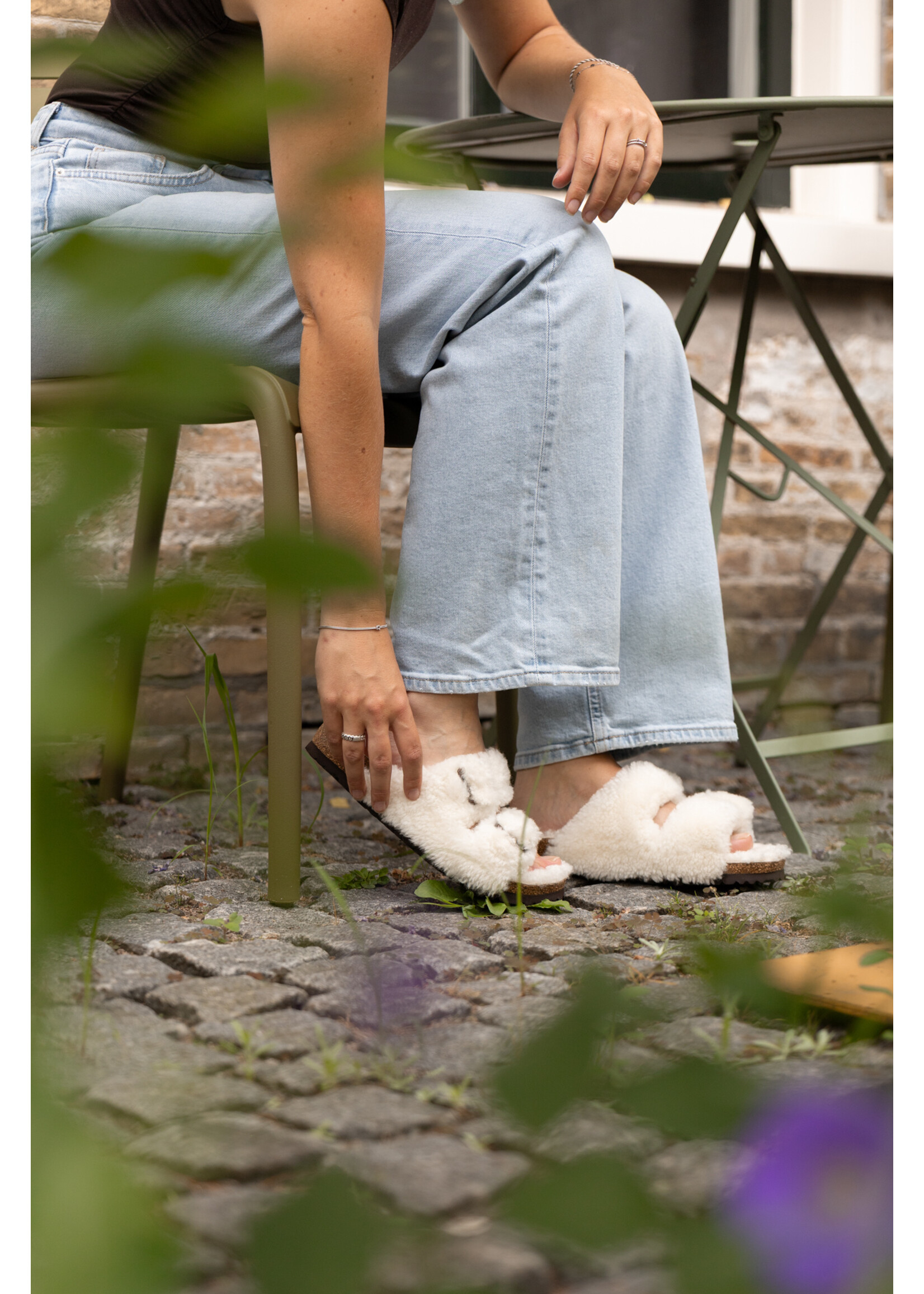 Van Buren sinds 1861 Crossbreed Sandale Sola – Off-White – Größe 36 bis 42
