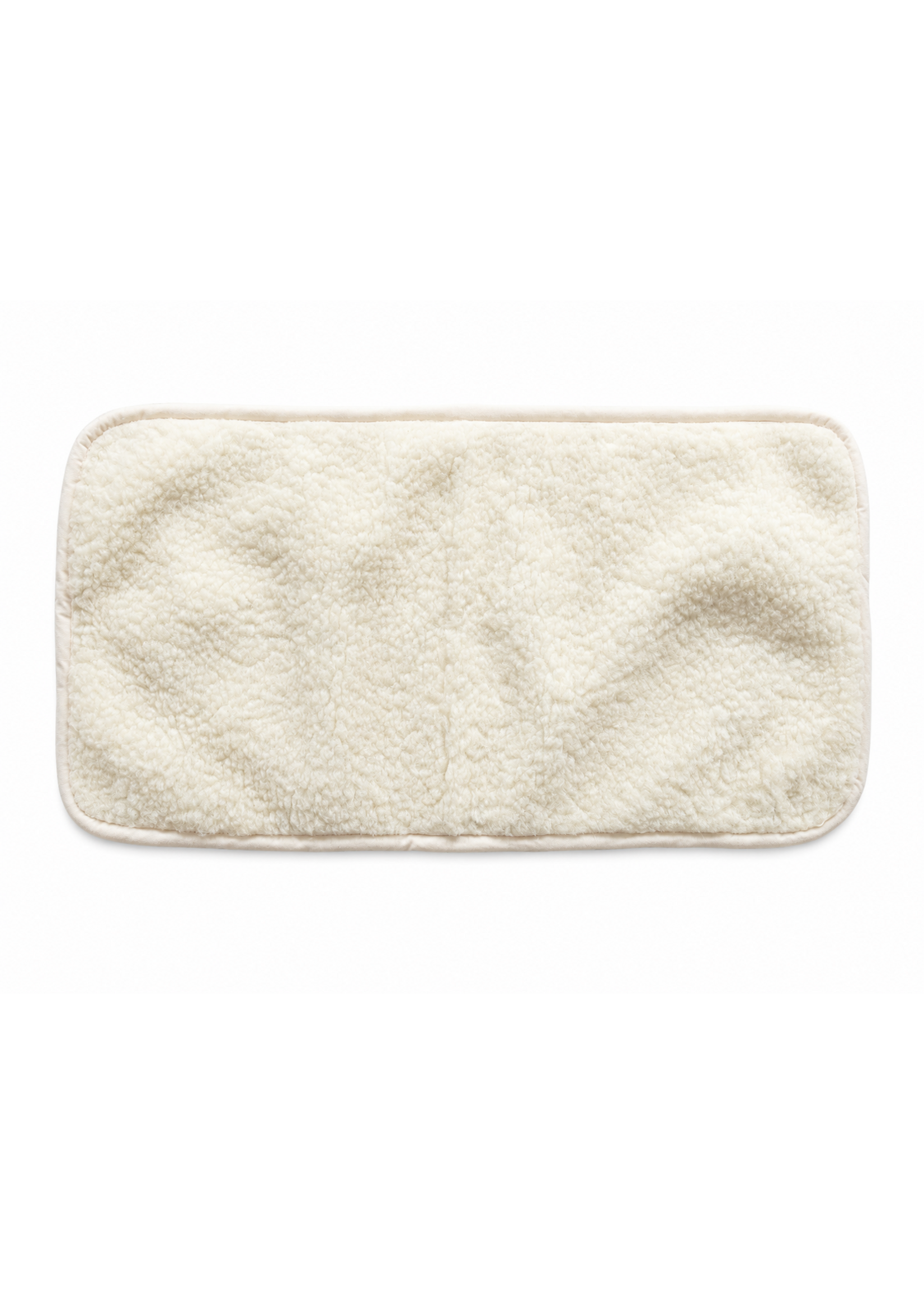 Van Buren sinds 1861 Wollen Onderlegger Wieg/Kinderwagen - 80x40cm - Off-White
