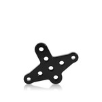 KR MOTORSTOP ZWART ANOD. ALU (GEEN BOUT) KZ