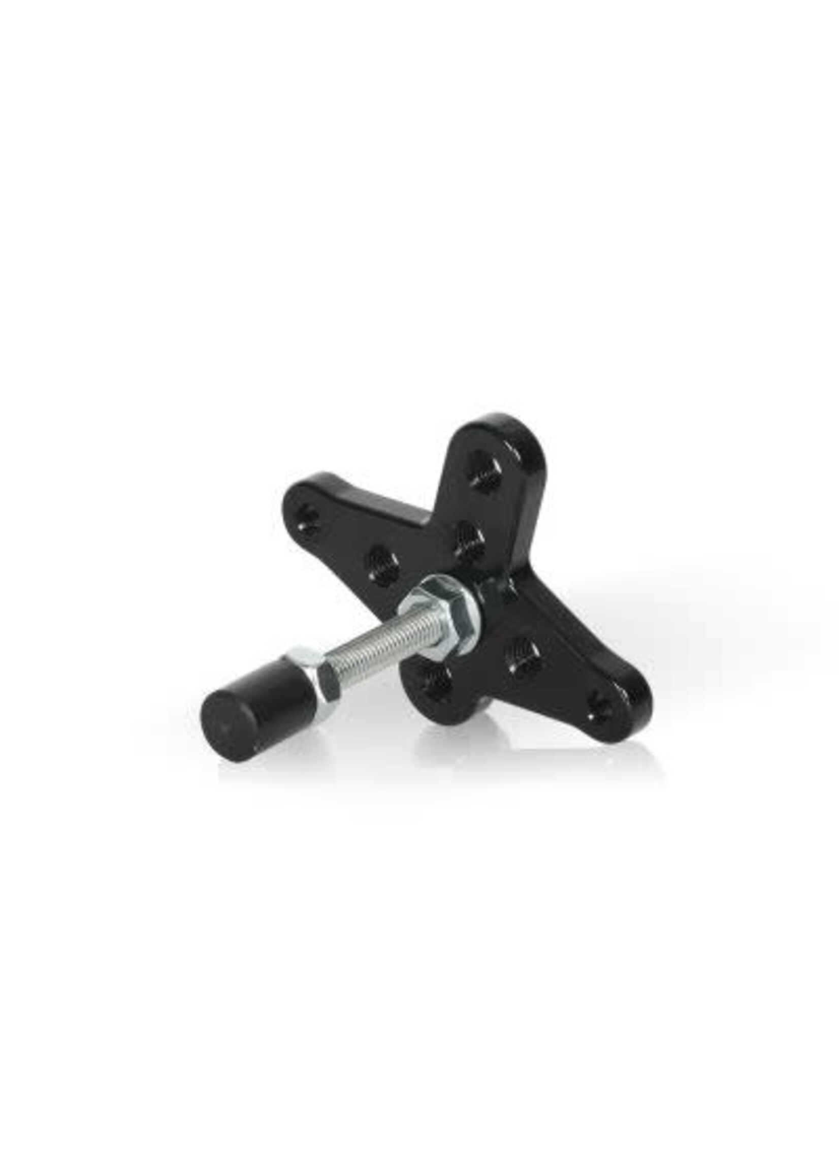 MOTORSTOP ZWART ANOD. ALU COMPLEET KZ - Schepers Racing Service BV