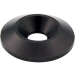 Universal Parts Verzonken ring D.25 mm, gat 6 mm, zwart nylon
