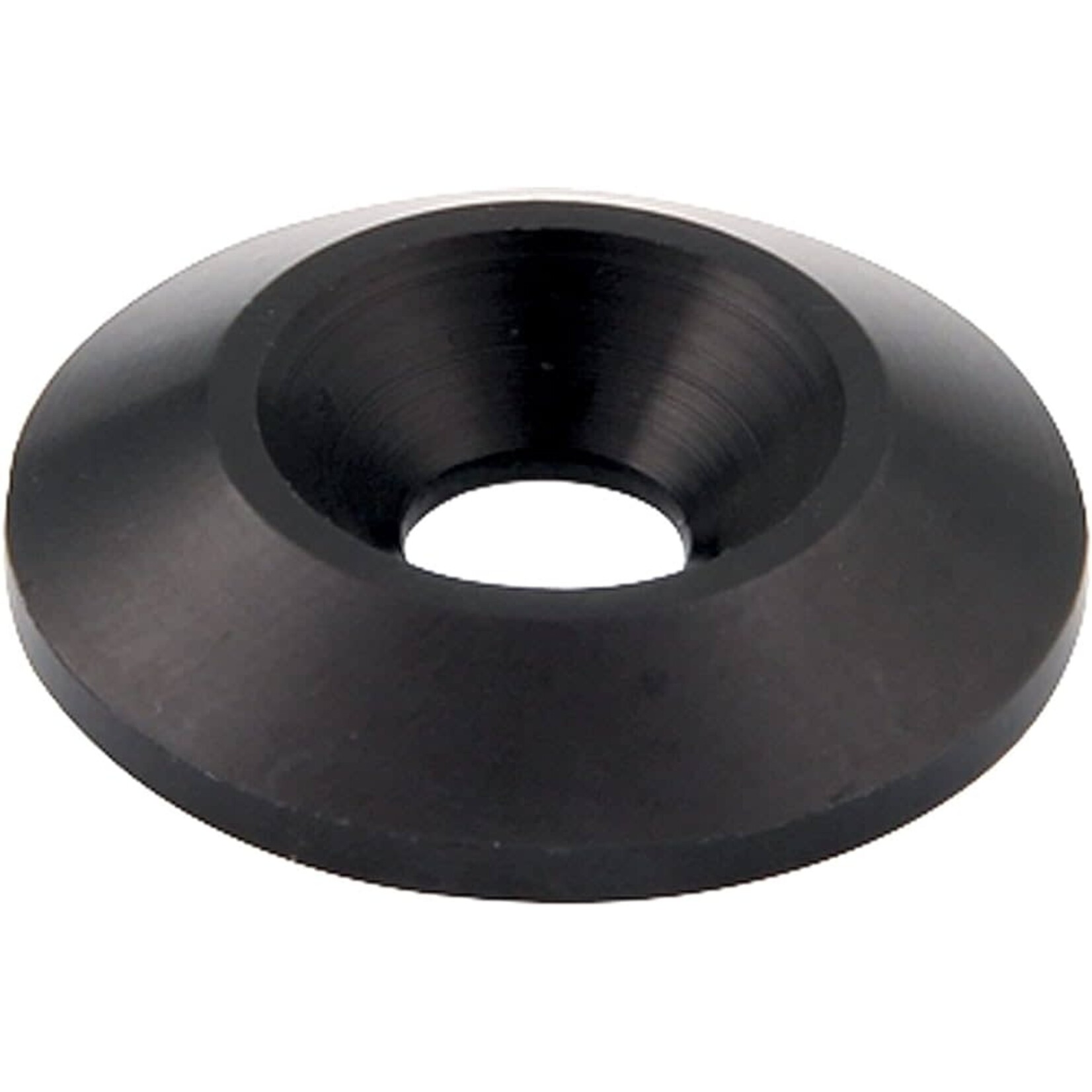 Universal Parts Verzonken ring D.25 mm, gat 6 mm, zwart nylon