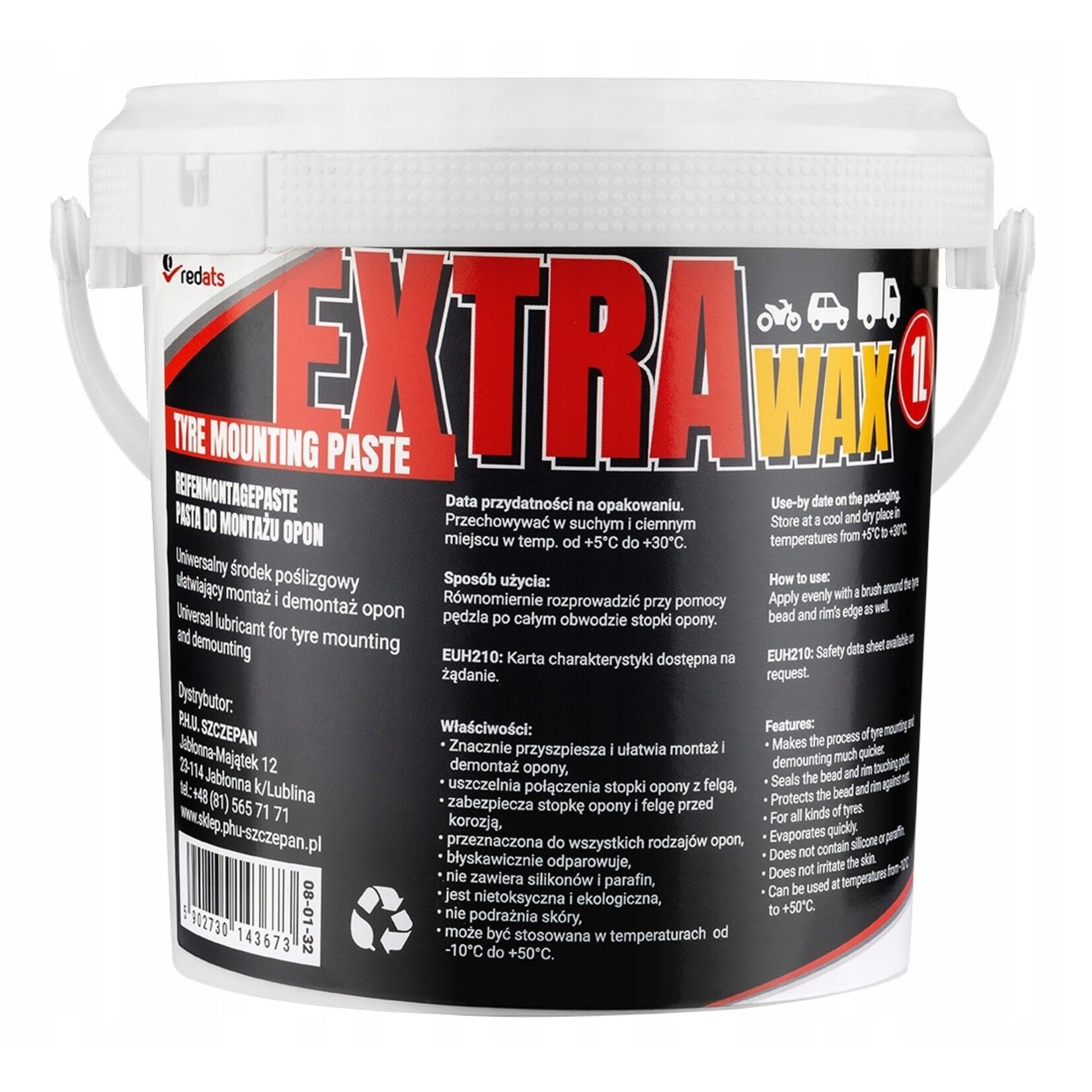 Redats tyre mounting paste extra wax Redats