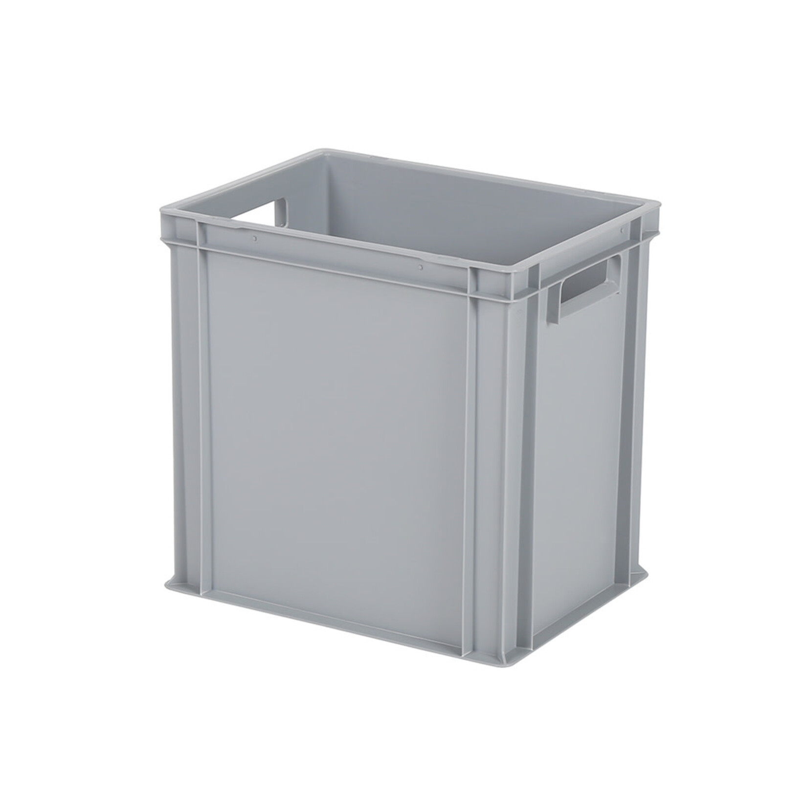Universal Parts Stacking bin 400 x 300 x H 400 mm (reinforced bottom) - gray incl. lid