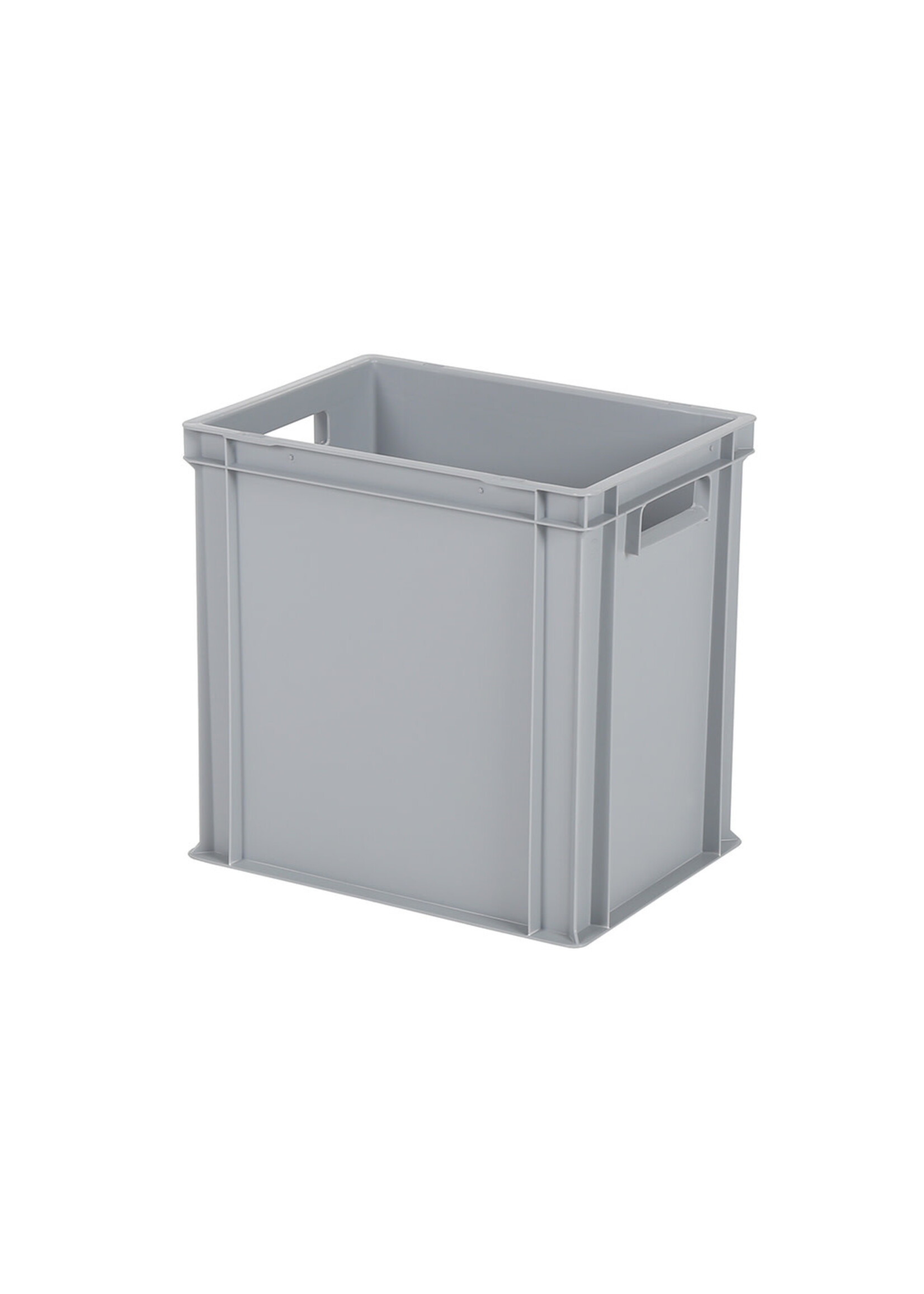 Universal Parts Stacking bin 400 x 300 x H 400 mm (reinforced bottom) - gray incl. lid