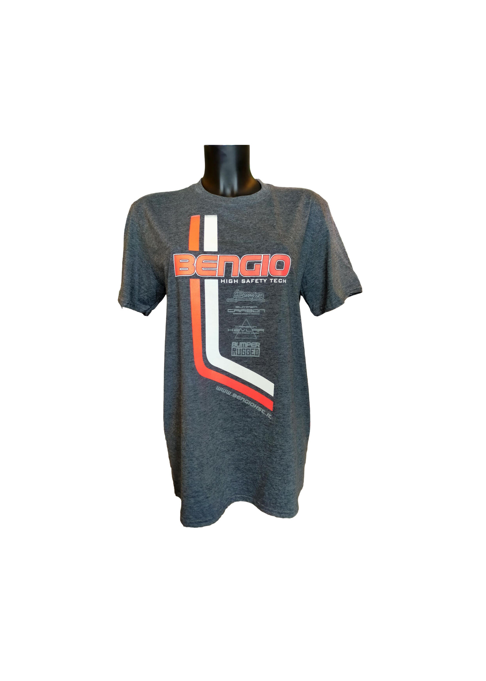 Bengio T-Shirt Bengio Gray/Orange SIZE L