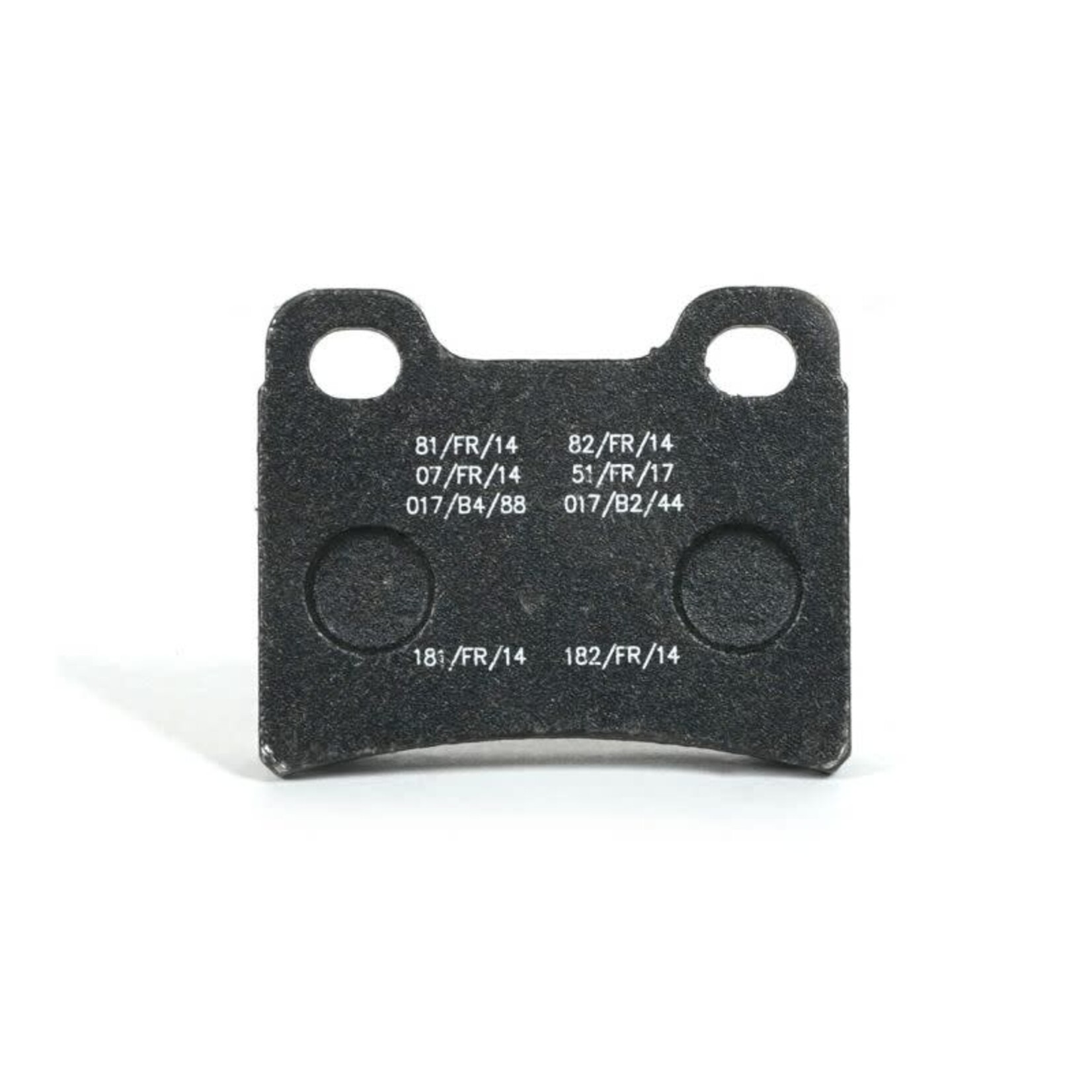 Universal Parts BLACK REAR BRAKE PADS KZ