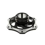 Universal Parts Kronenhalter D.50mm aus schwarz eloxiertem Aluminium