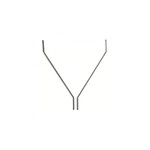 Universal Parts Upper Support Double for Front Panel, L. 19cm mini