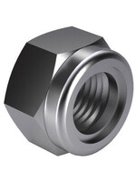 Universal Parts Self-locking hex nut with plastic washer DIN 985 Steel Electrolytically zinc plated |8| M6