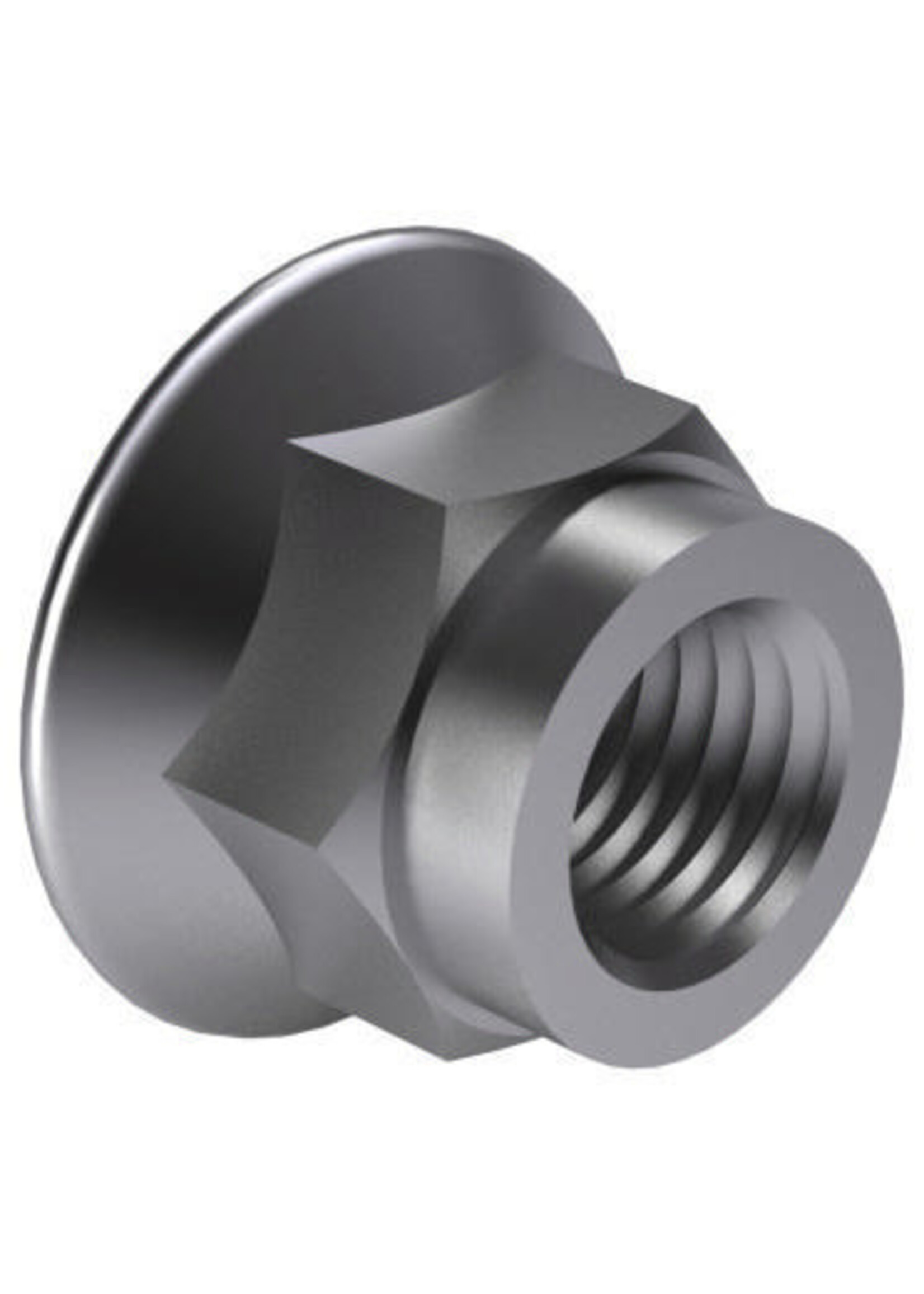 Universal Parts Self-locking hexagonal flange nut with plastic washer DIN 6926 Steel Zinc plated 8 M6