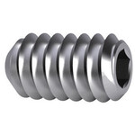 Universal Parts Set screw with hexagon socket and crater end DIN 916 Stainless steel (SS) A2 M6X16