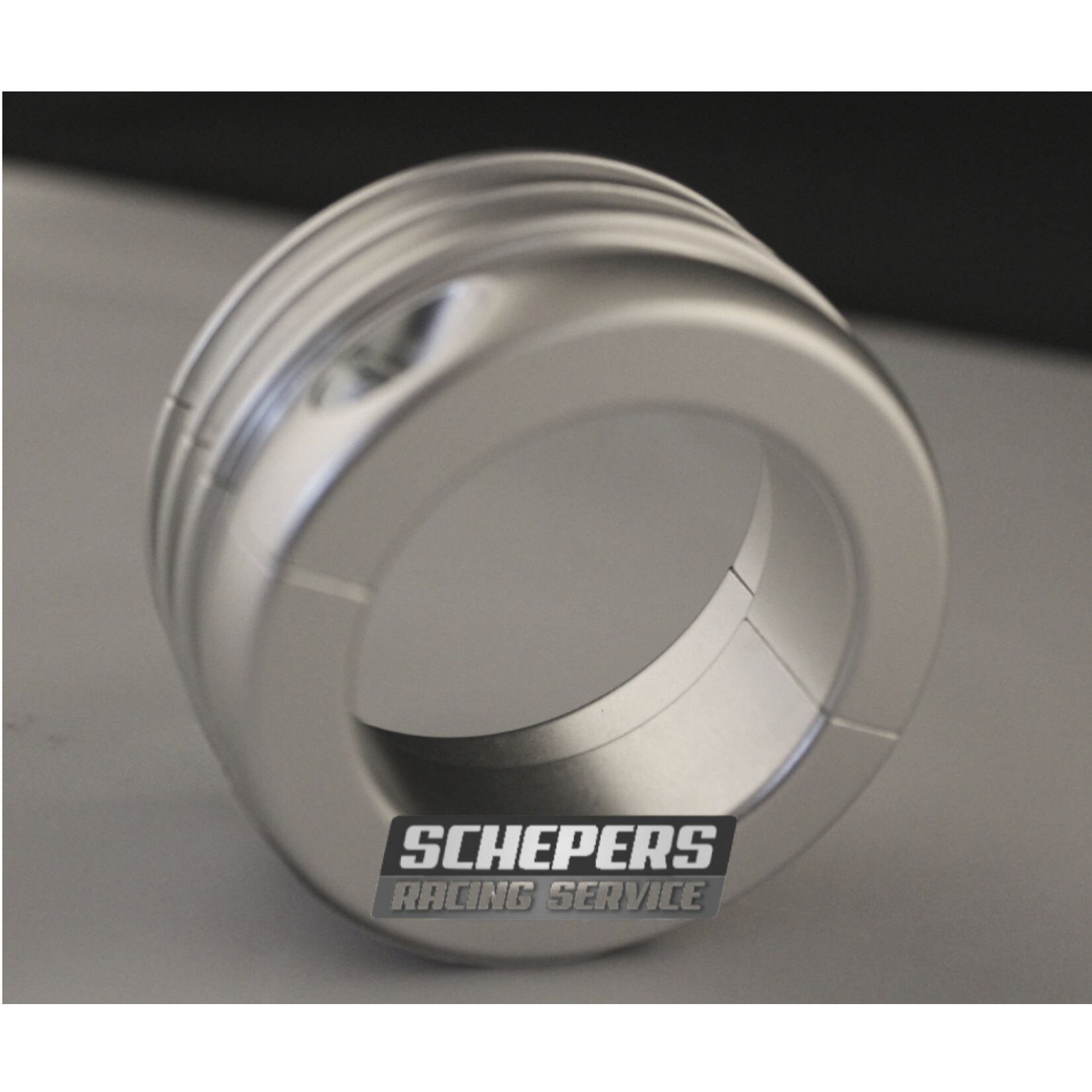 Universal Parts 50 mm asschijf van zwart geanodiseerd aluminium