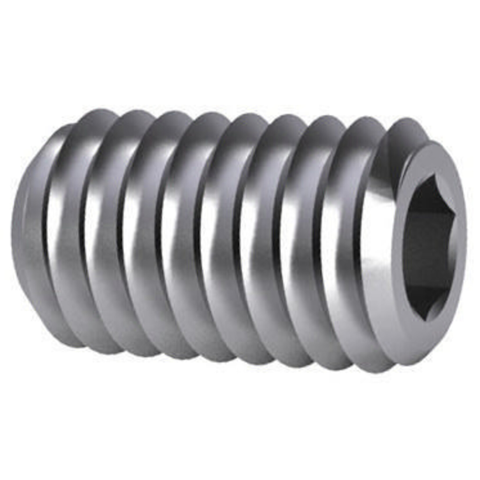 Universal Parts Hexagon socket set screw with chamfer DIN 913 Steel Zinc plated 45H M8X