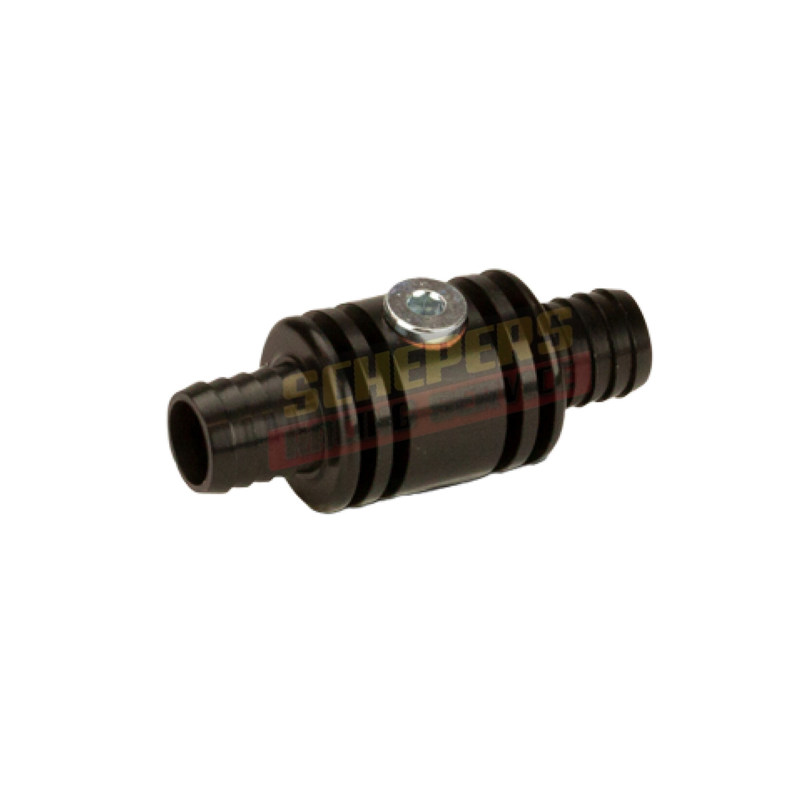Universal Parts Wassertemperatursensor-Adapter M10x1mm, schwarz eloxiert