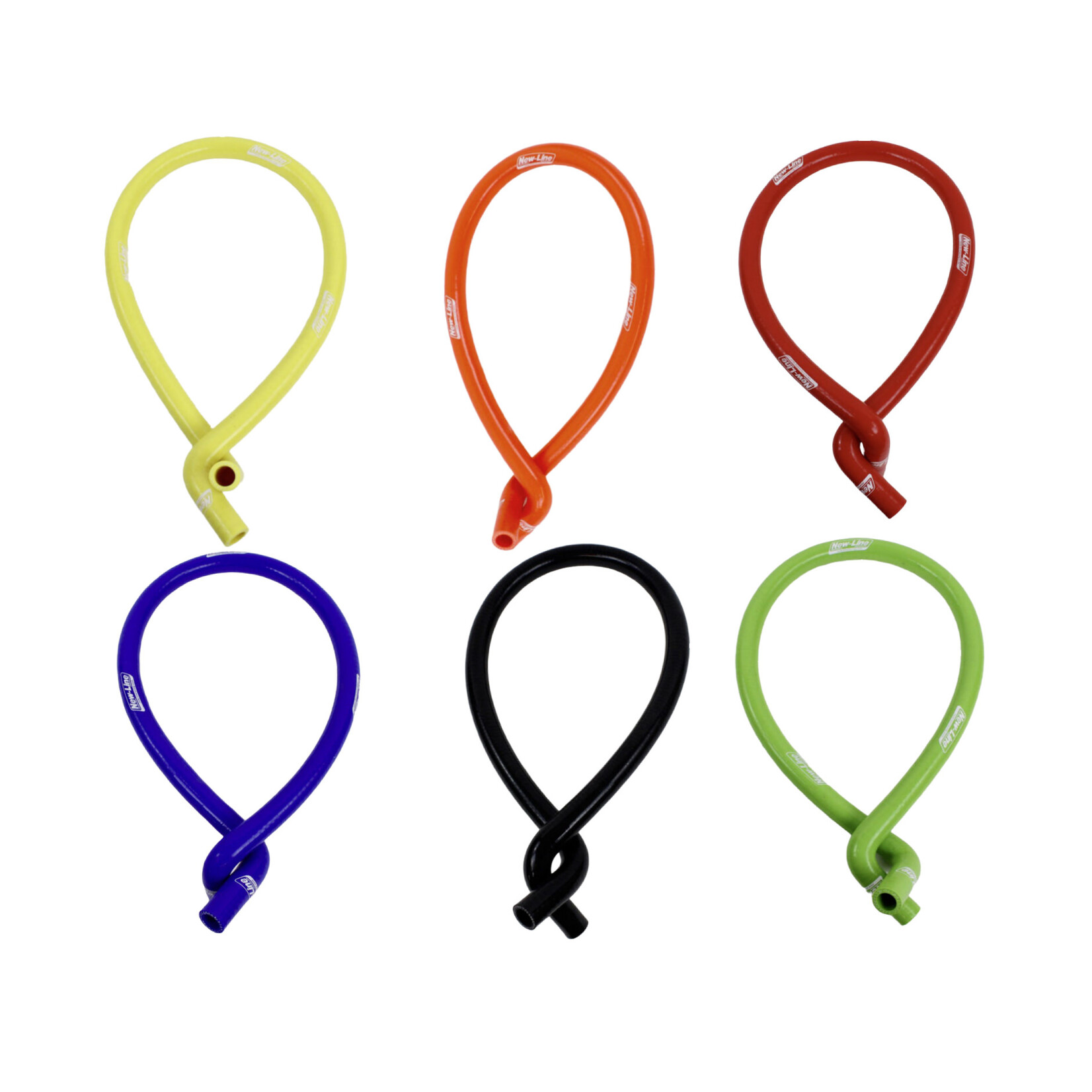 New-Line Silicon hose double bend 90′