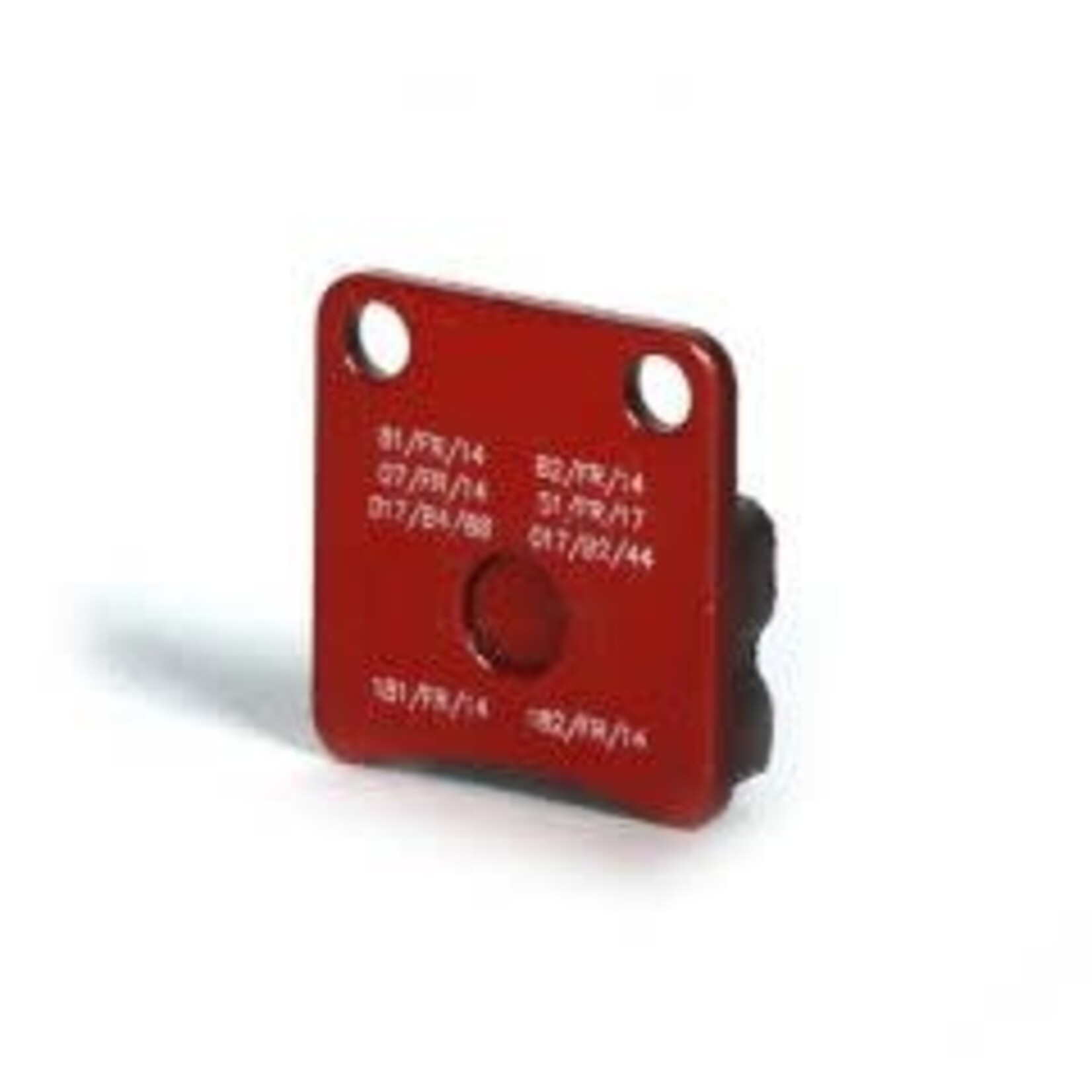 KR BRAKE PAD FRONT RED