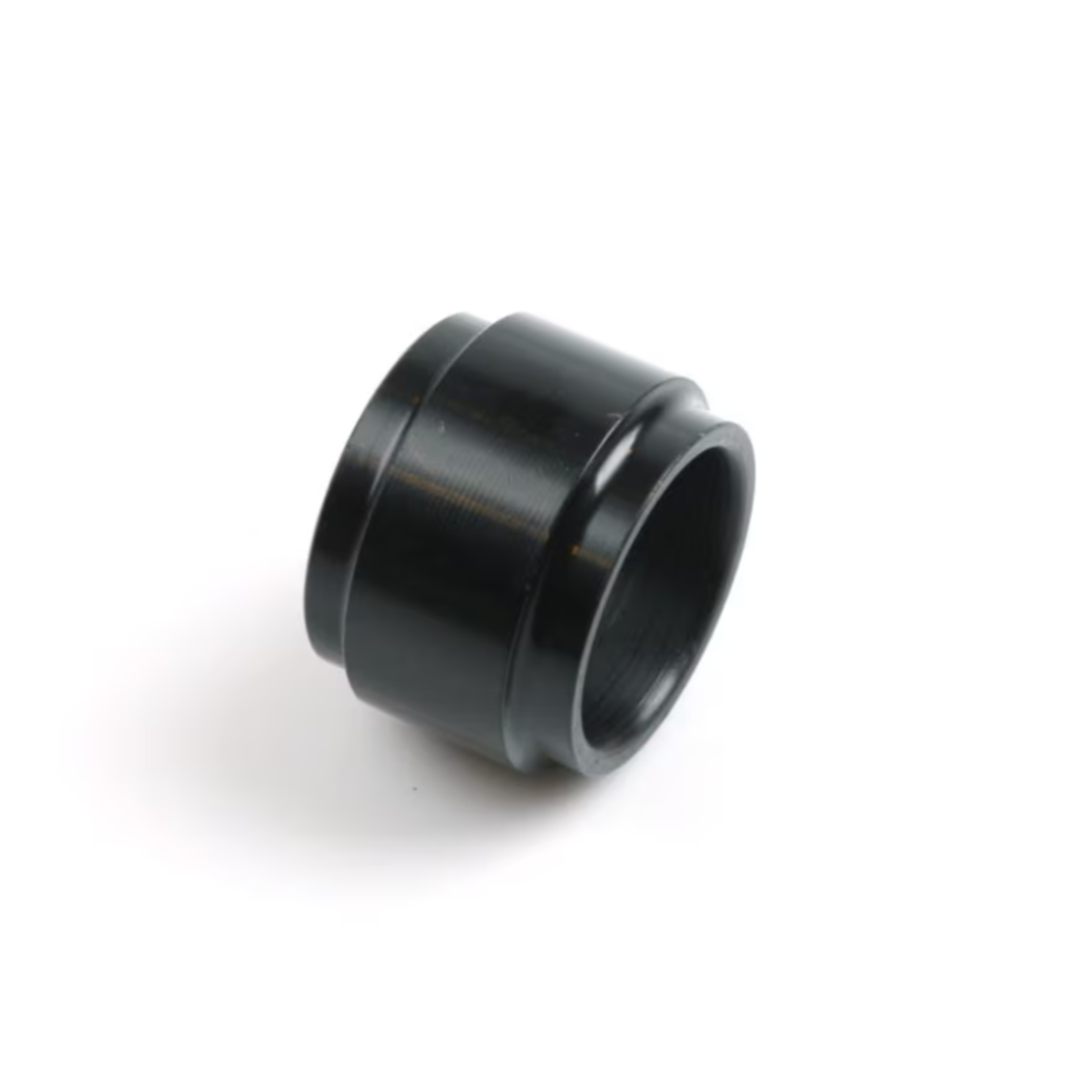 Universal Parts Aluminium-Achsenabstandshalter, Loch 25 mm, H 25 mm, Farbe schwarz