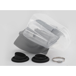 KG Inlet silencer incl. raincover "KG" type 'POWER'/Ø30mm (silver) CIK-FIA/'23-'25