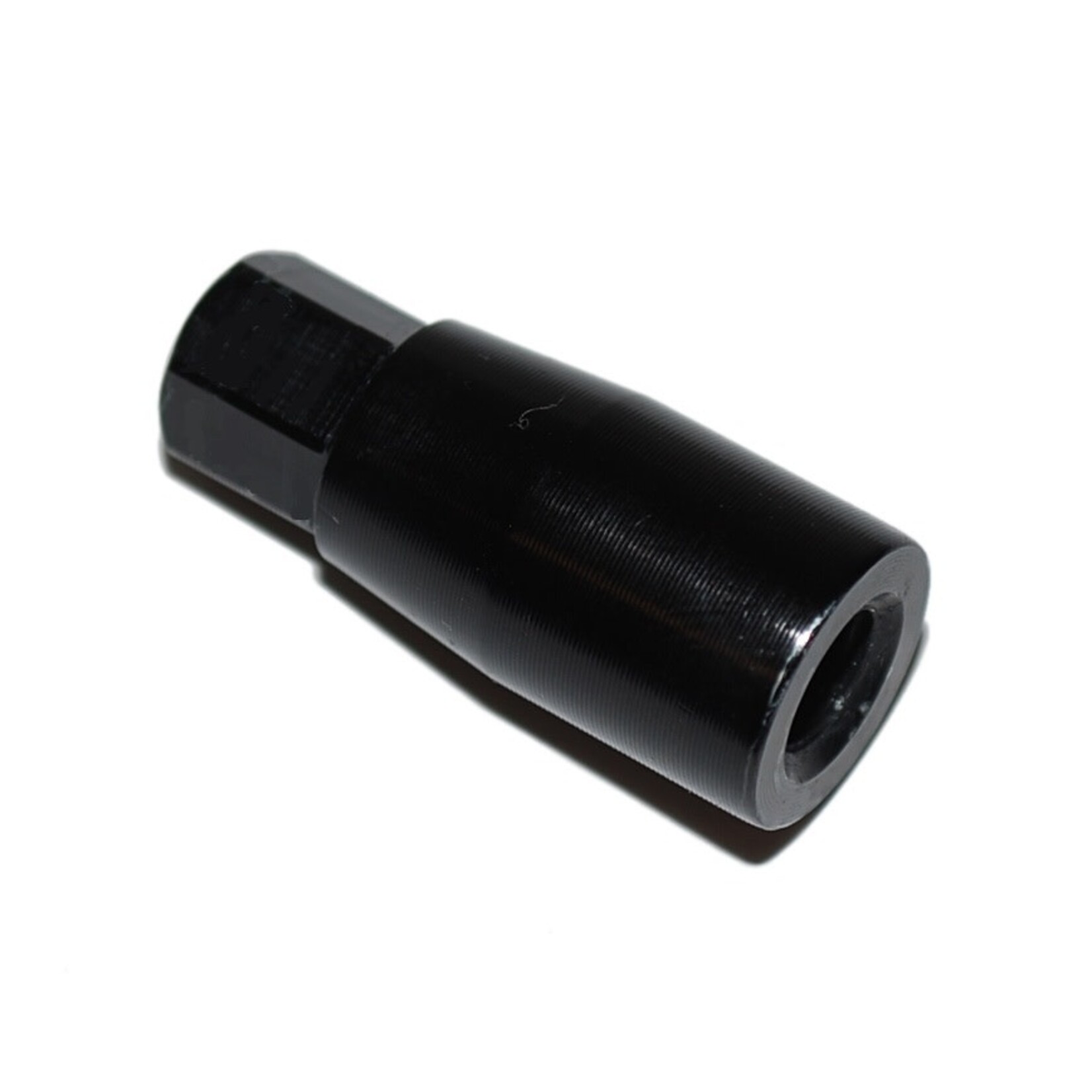 Universal Parts M8 Cylindrical Nut, black anodized