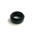 Universal Parts Aluminium Spindle Spacer, Hole 17mm, H. 10mm, Black