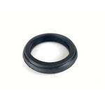 Universal Parts Aluminium Spindle Spacer, Hole 17mm, H. 5mm, Black