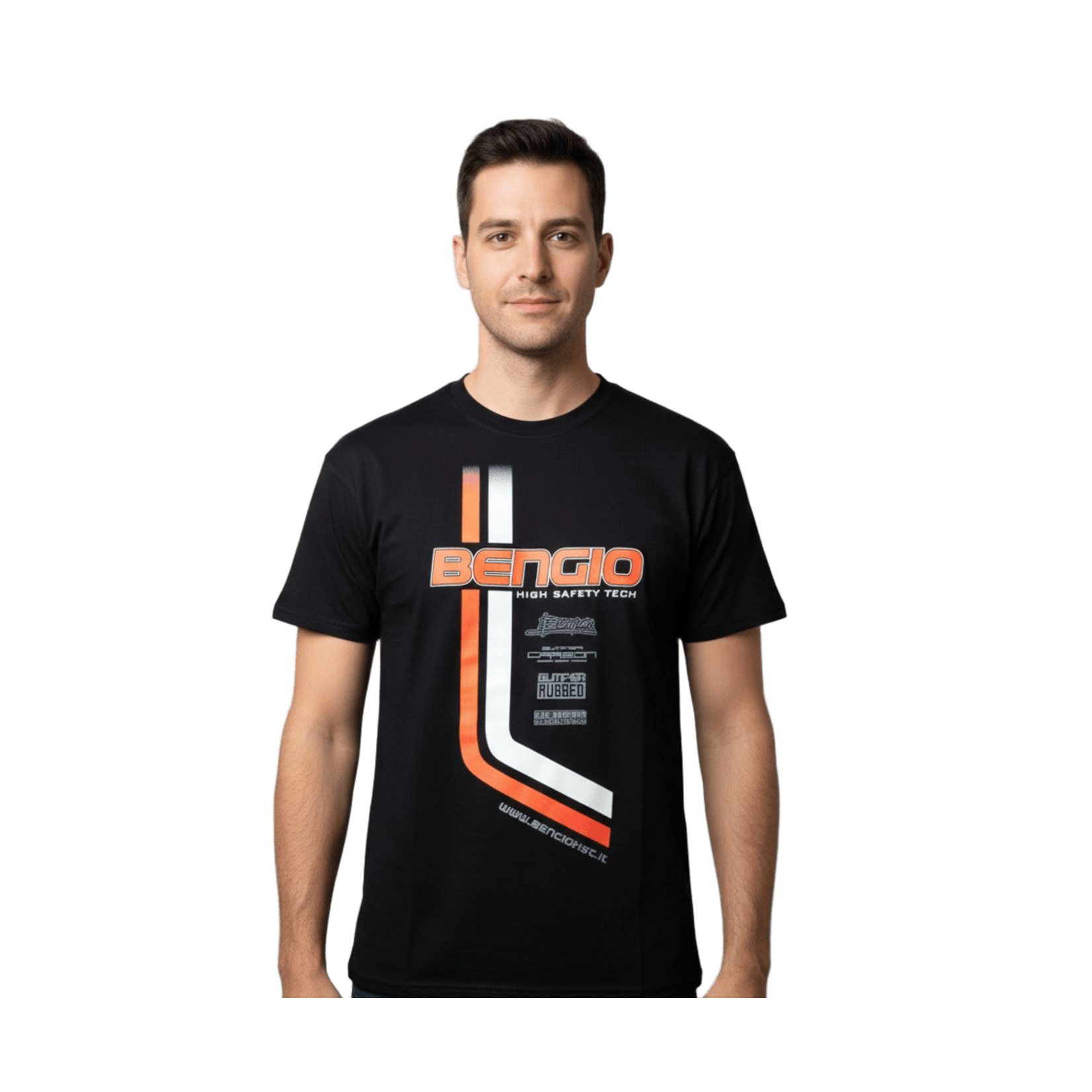 Bengio T-Shirt Bengio Black/Orange