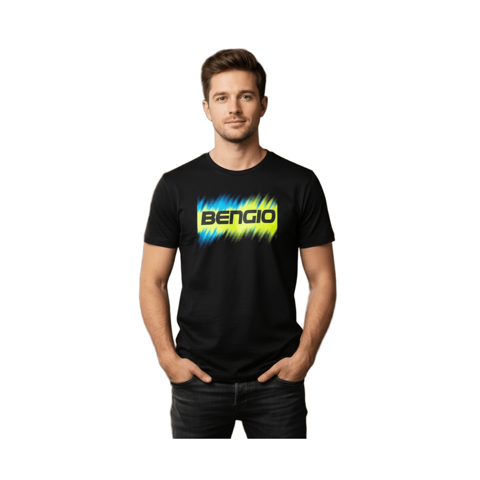 Bengio Bengio T-Shirt Black/Yellow/Blue