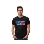 Bengio T-Shirt Bengio Schwarz/Rosa/Blau XL