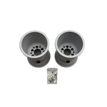 Kart Republic SET 2 HINTERRADFELGE 212 MM MAGNESIUM WEISS L.P.