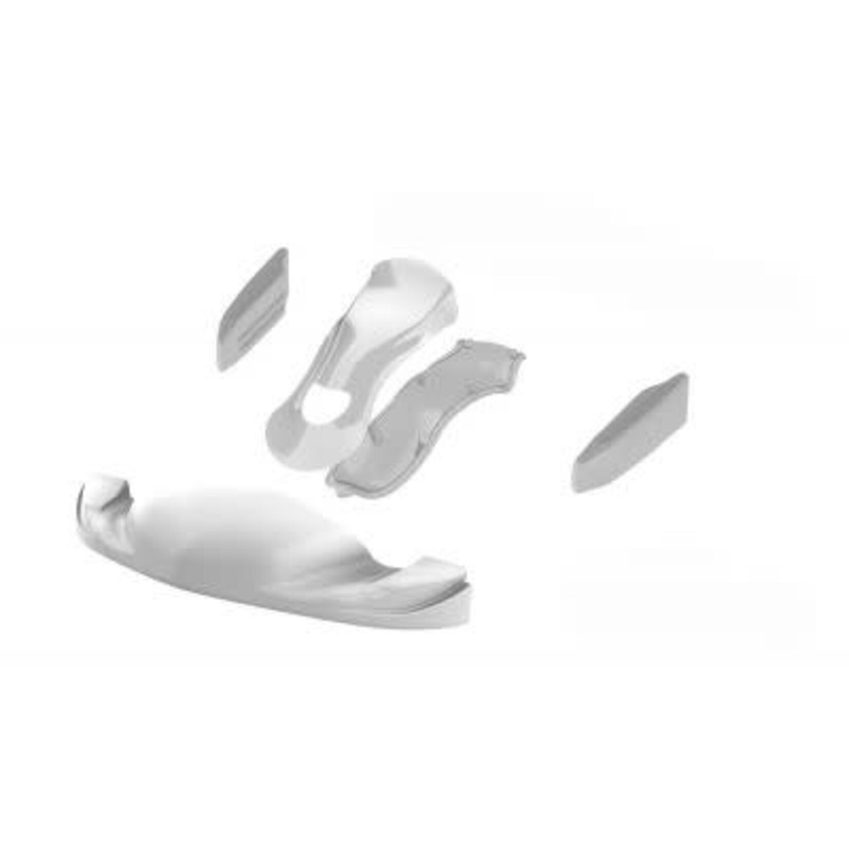 Kart Republic SET BODYWORKS MINI 2025 KOMPLETT WEISS (NUR KUNSTSTOFF)