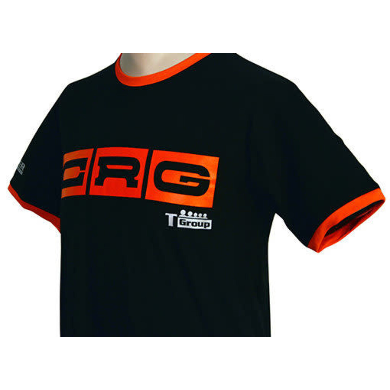 CRG CRG T-Shirt Zwart Oranje