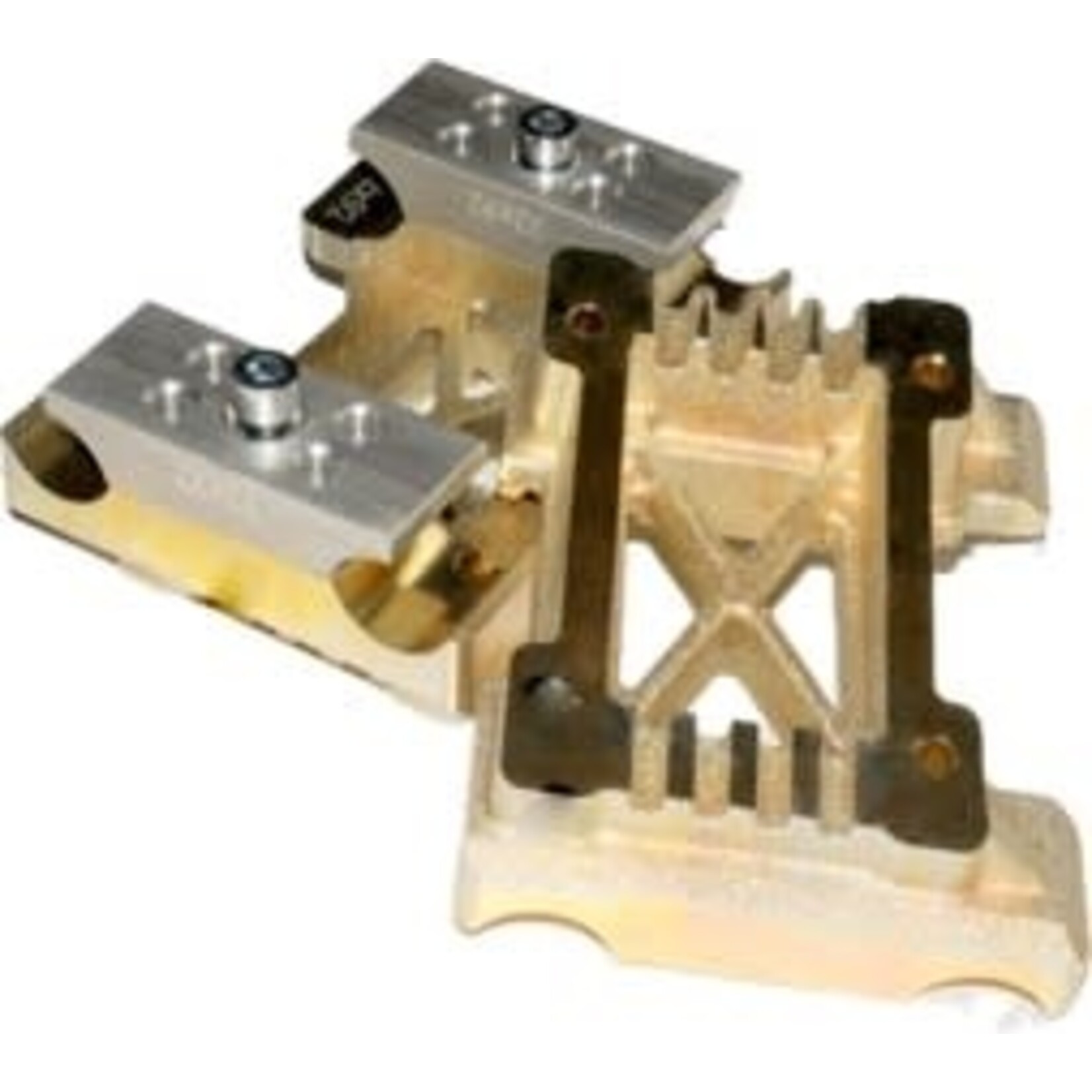 CRG Mg-motorsteun 30x90 met beugels Rotax - 102x80 mm - schuin