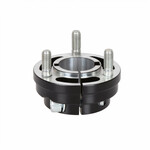 Universal Parts Lightweight wheel hub, D.30 mm, L.35 mm, 6/8 mm spline - black aluminum