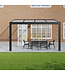 Terrasoverkapping met Polycarbonaat dak 406x250 cm