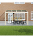 Veranda met Glazen dak 406x300 cm