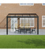 Terrasoverkapping met Glazen dak 406x300 cm