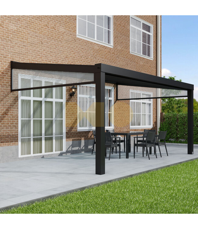 Veranda met Polycarbonaat dak 506x350 cm