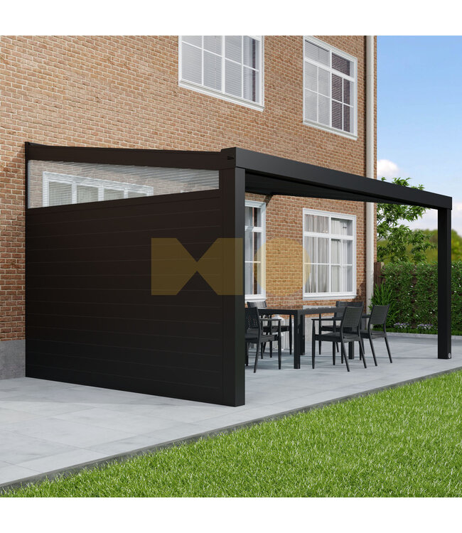 Terrasoverkapping met Polycarbonaat dak 506x300 cm