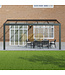Terrasoverkapping met Glazen dak 506x350 cm